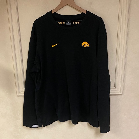 Nike Other - Nike Iowa Hawkeyes On Field Fight For Iowa Pullover Sweatshirt Black Size XL